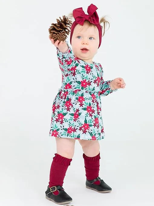RuffleButts® Girls 3-Pack Knee High Socks with Ruffles