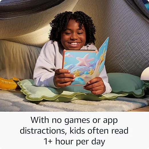 All-new Amazon Kindle Paperwhite Kids (16 GB) – larger 7" glare-free display – Kids read an average of 1+ hour per day with Kindle – Starfish