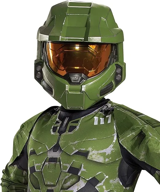 Halo Infinite Master Chief Full-Face Mask for Kids