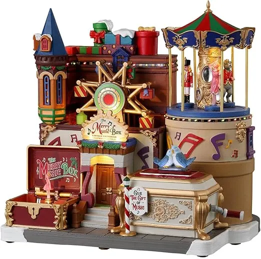 Lemax The Merry Music Box, with 4.5V Adaptor #35021