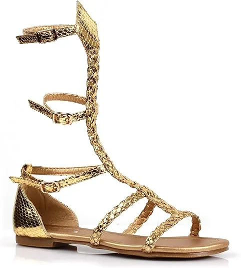 Ellie Shoes Girl's Miriam Gladiator Sandals - Roman Greek Costume Shoes