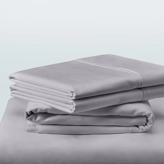TEMPUR Classic Cotton Sheet Set Cool Gray - Split Cal King