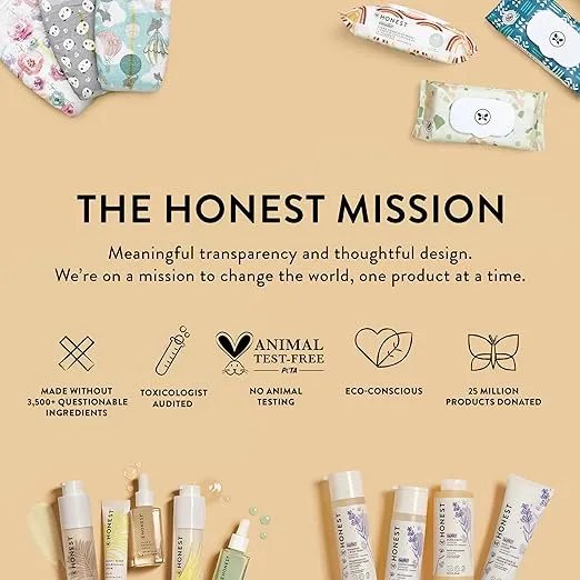 The Honest Company Organic All Purpose Balm | Gentle for Baby | Soothes + Moisturizes | Plant-Based + Hypoallergenic | 3.4 oz