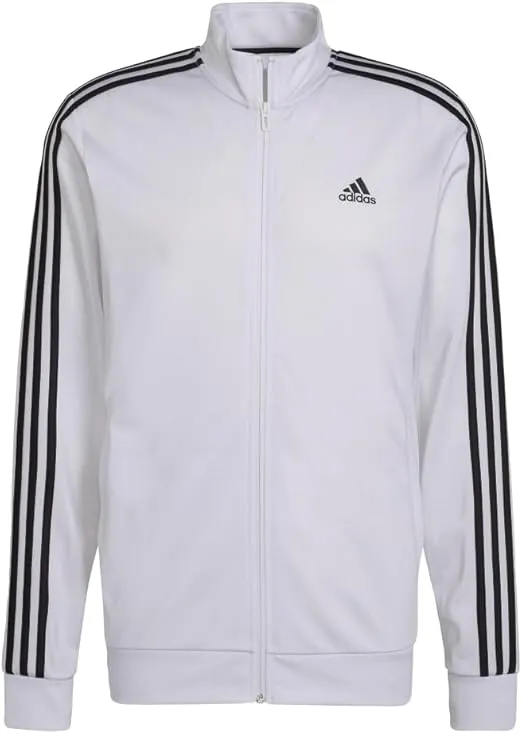 adidas Men's Essentials Warm-Up 3-Stripes Track Top