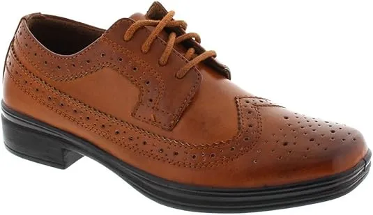 Deer Stags Boy's Ace Formal Dress Shoes Wingtip Brogue Oxford for Church, School Uniform, Graduation/Luggage