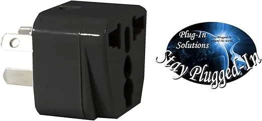 US to Australia/New Zealand/Fiji Travel Adapter Plug for USA/Universal to Australian Type I Power Plugs Pack of 1