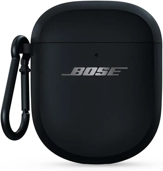 Bose Wireless Charging Earbud Case Cover, White Smoke