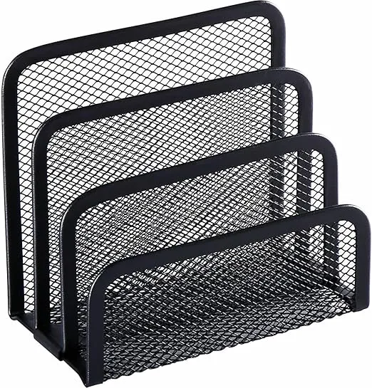 Lorell Mesh Vertical Desktop File Sorter 5.6" x 5.3"