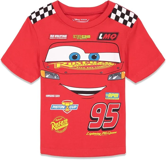 Disney Lion King Cars T-Shirt and Mesh Shorts Outfit Set Infant to Big Kid Sizes (18 Months - 10-12)