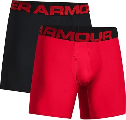 Under Armour Men's Standard Tech 6" Boxerjock, Multipack