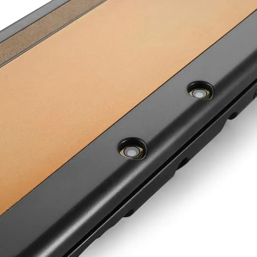 TNP Protective Case Compatible with Nintendo New 3DS XL LL 2015, Gold - Plastic + Aluminum Full Body Protective Snap-on Hard Shell Skin Case Cover New Modified Hinge-Less Design