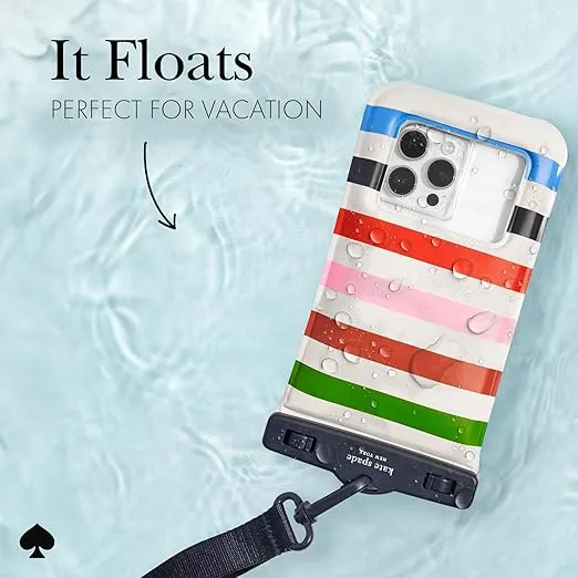 kate spade new york IP68 Floating Waterproof Phone Pouch - Adventure Stripe