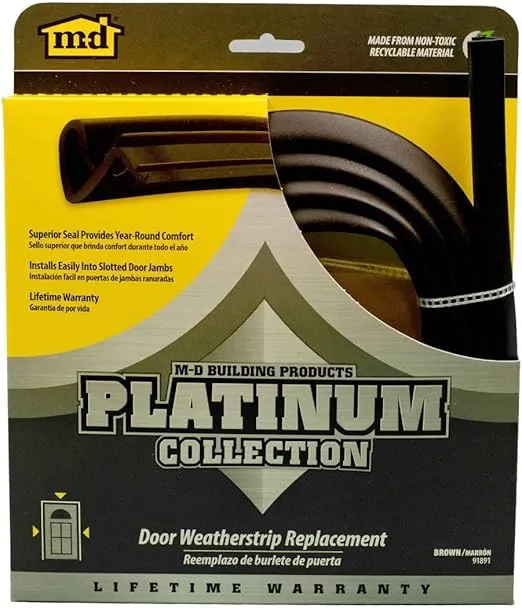 M-D Building Products 91891 Platinum Collection Replacement Door Weatherstrip, 84-Inch
