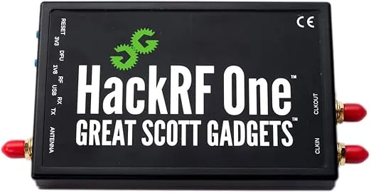 Nooelec HackRF One Software Defined Radio (SDR) & ANT500 Antenna Set. Capable of Receiving All Modes in HF, VHF & UHF Bands. Includes SDR with 1MHz-6GHz Frequency Range & 20MHz Bandwidth and ANT-500