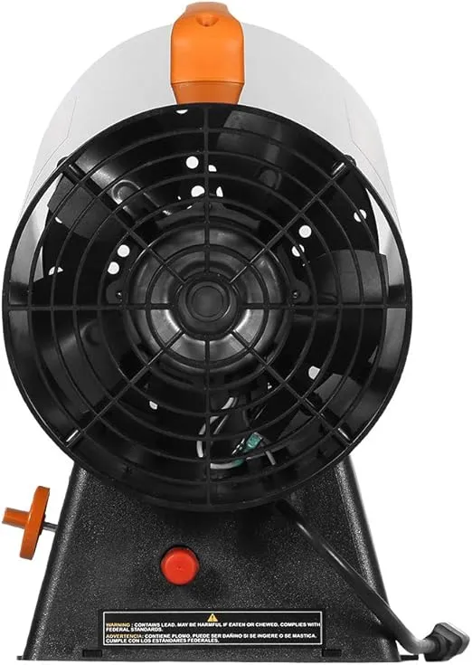 Remington 125,000 BTU LP Propane Forced Air Heater | For Warehouses, Construction Sites, and Workshops (REM-125V-GFA-O)