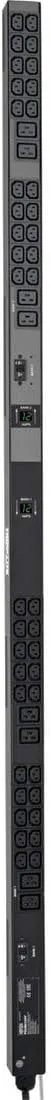 Tripp Lite Metered PDU, 30A, 48 Outlets (8 C19 and 40 C13), 208/240V, L6-30P, 10 ft. Cord, 0U Vertical Rack-Mount Power, TAA (PDUMV30HV2)