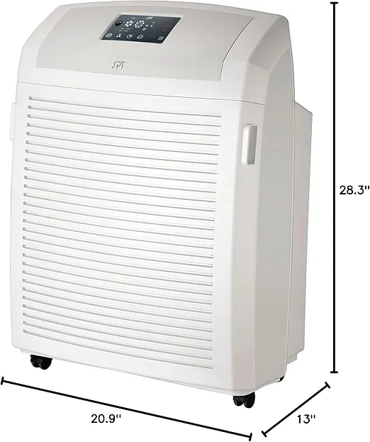 SPT AC-2102A: Heavy Duty Air Cleaner with HEPA, Carbon, VOC & TiO2 (Captures Smoke, dust, Pollen, PM2.5, Virus, Bacteria and Mold)
