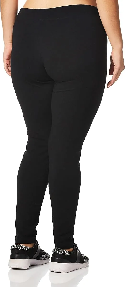 Hanes Women's Cotton Leggings Q71129 1 Pair