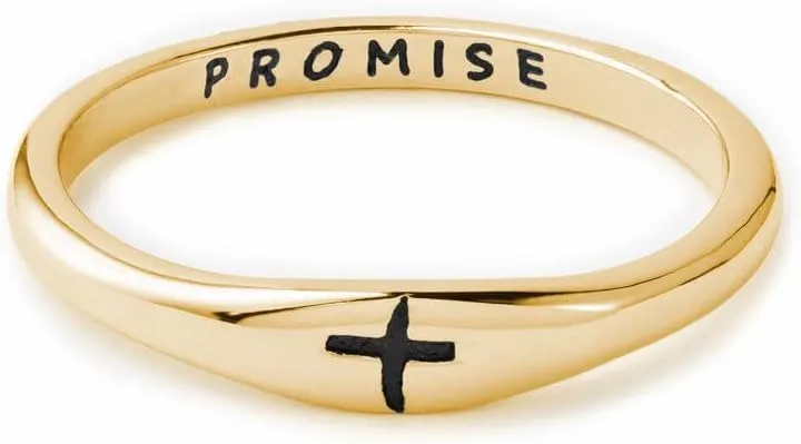 Elevated Faith Gold Promise Ring