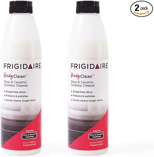 Frigidaire 10FFCTCL02 Ready Clean Glass & Ceramic Cooktop Cleaner, 2-Pack