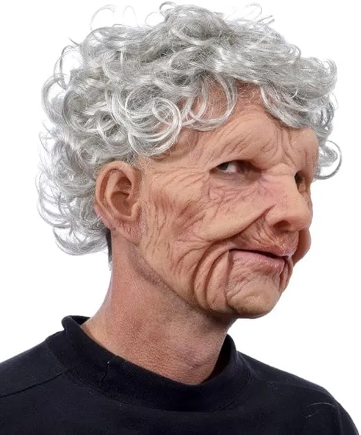 Zagone Studios Men's Supersoft Old Woman Mask