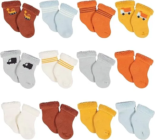Gerber Baby 12-pair Sock Bundle