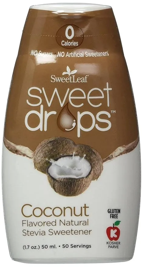 Sweetleaf Sweet Drops Liquid Stevia Sweetener, Coconut, 1.7 Ounce