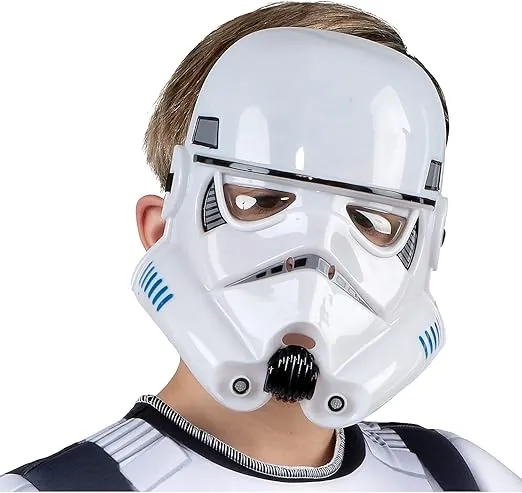 Star Wars Boys Imperial Stormtrooper Mask, Kids Halloween Costume Helmet Accessory, Child - Officially Licensed