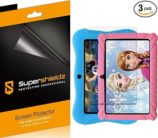 Supershieldz (3 Pack) Designed for Contixo 7 inch Kids Learning Tablet (V8-2 / V8-3 / V9-3) Screen Protector, Anti Glare and Anti Fingerprint (Matte) Shield