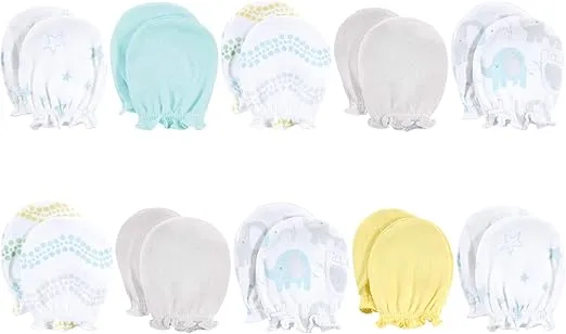 Luvable Friends Unisex Baby Cotton Scratch Mittens