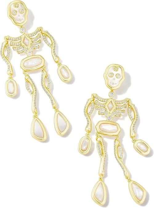 Kendra Scott Skeleton Statement Earrings, Fashion Jewelry for Women
