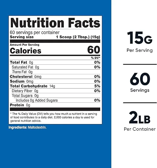 Nutricost Maltodextrin Powder 2LBS - Gluten Free, Non-GMO