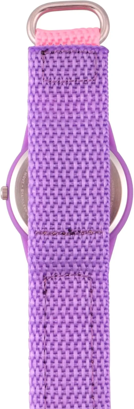 Red Balloon Kids' Plastic Time Teacher Analog Quartz Nylon Strap Watch