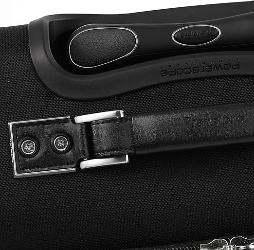 Travelpro Platinum Elite Carry-on Spinner Tote Bag with USB Port, Shadow Black, 16-Inch