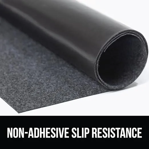 GORILLA GRIP LeakGuard Non-Adhesive Under Sink Mat for Kitchen Cabinet, Waterproof Quick Dry Shelf Liner, Durable Absorbent Felt Mats for Bathroom Sinks, Cabinets, Dresser, Easy to Trim 24x30 Charcoal