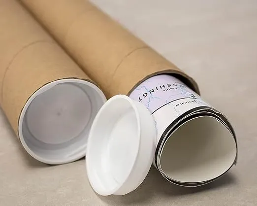 MagicWater Supply Mailing Tube - 2 in x 30 in - Kraft - 1 Pack - for Shipping and Storage of Posters, Arts, Crafts, and Documents