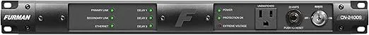 FURMAN CN-2400S 20A Advanced Remote Smart Sequencer W/SMP & EVS, 9 Outlets 10Ft Cord