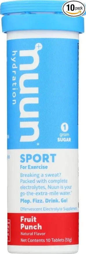 Nuun Active: Fruit Punch Electrolyte Enhanced Drink Tablets (2-Pack of 10)