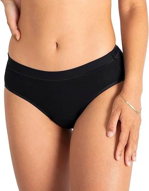 saalt Comfort Modal Brief Period Underwear - Heavy & Super Absorbency - Comfortable, Thin, and Keeps You Dry from All Leaks