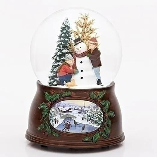 Musical Kinds and Snowman Windup Dome 100mm 34150