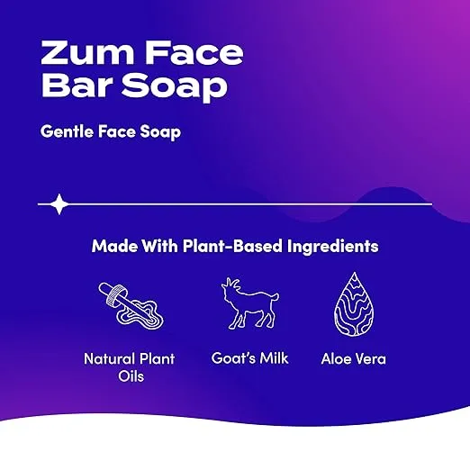 Indigo Wild Zum Face Cleansing Bar Soap - 3 oz
