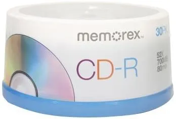Memorex 52X CdR Media