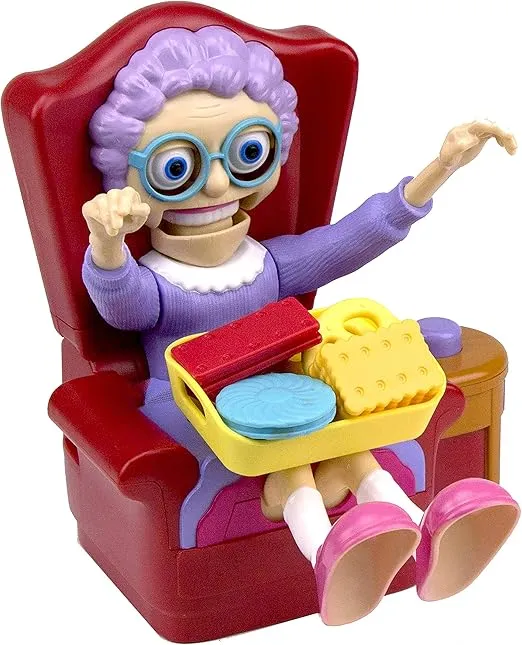 Greedy Granny - Take The Treats Don't Wake Granny Game - Includes a Fun Colorful 24pc Puzzle by Goliath, Multi Color, 7.5 x 4.92 x 10.5 inches
