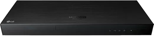New LG UBK90 UHD Streaming - 4K - 2D/3D - Region Free Blu Ray Disc DVD Player - PAL/NTSC - USB - 100-240V 50/60Hz for World-Wide Use & 6 Feet Multi System 4K HDMI Cable