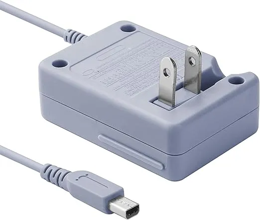 3DS Charger, 2DS Charger AC Adapter Compatible with Nintendo 3DS/ DSi/DSi XL/ 2DS/ 2DS XL/New 3DS XL 100-240V Home Wall Plug