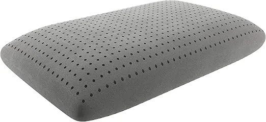 Serta Perfect Sleeper Copper Infused Memory Foam Pillow, Oversized Traditional, 1 Count (Pack of 1) & Perfect Sleeper Graphite Infused Memory Foam Pillow, Oversized Traditional, 1 Count