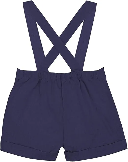 Baby Boys Formal Suit Gentleman Bowtie Romper Suspenders Shorts Wedding Tuxedo Outfit Cake Smash Christening Clothes