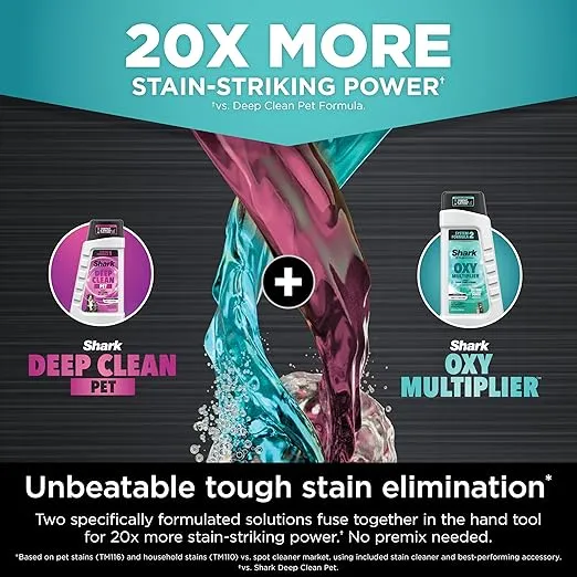 Shark StainStriker HairPro. Portable Carpet, Area Rug & Upholstery Spot & Stain Cleaner, Hair & Odor Eliminator for Carpets, Area Rugs, Upholstery & Cars. Perfect for Pets, Copper, PX251