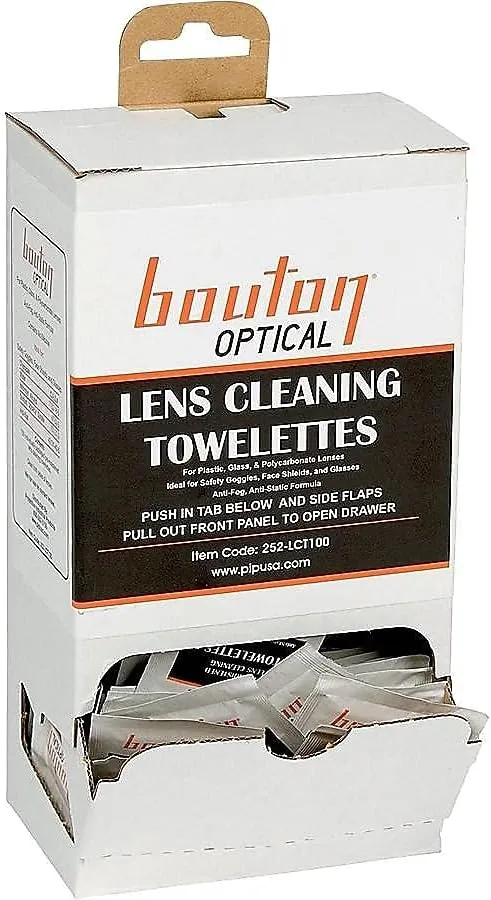 Bouton Optical 252-LCT100 Lens Cleaning Towelette Dispenser, Large