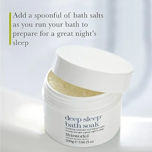 thisworks Deep Sleep Bath Soak: Restorative Bath Salts, 7.06 Oz (200g)
